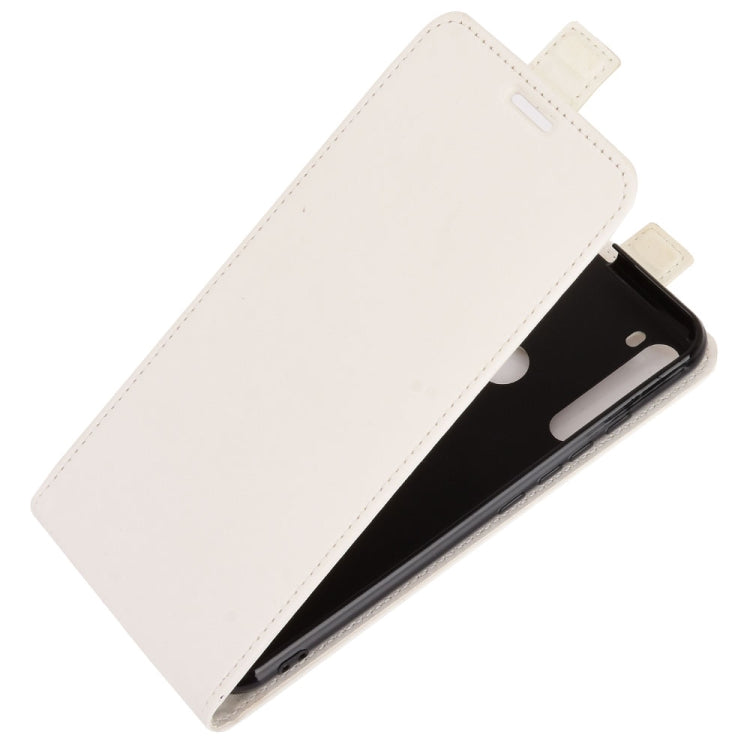 For Motorola One Fusion+ R64 Texture Single Vertical Flip Leather Protective Case with Card Slots & Photo Frame