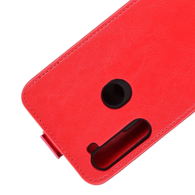 For Motorola One Fusion+ R64 Texture Single Vertical Flip Leather Protective Case with Card Slots & Photo Frame