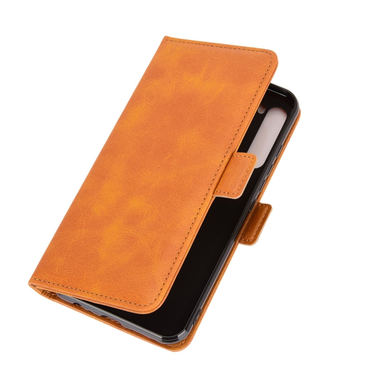 For Motorola One Fusion+ Dual-side Magnetic Buckle Horizontal Flip Leather Case with Holder & Card Slots & Wallet