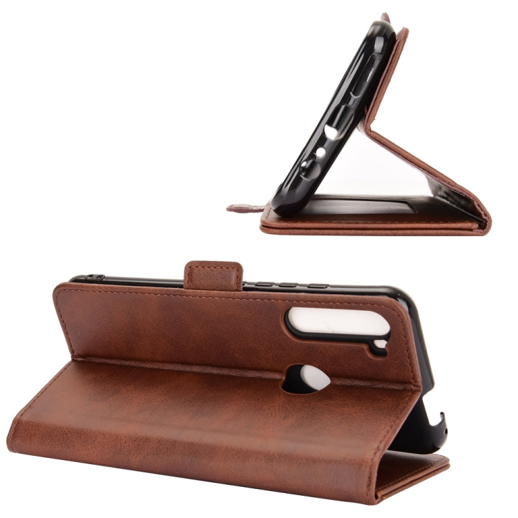 For Motorola One Fusion+ Dual-side Magnetic Buckle Horizontal Flip Leather Case with Holder & Card Slots & Wallet