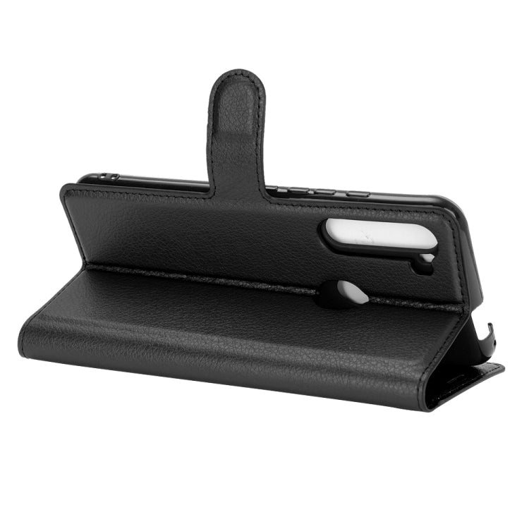 For Motorola One Fusion+ Litchi Texture Horizontal Flip Protective Case with Holder & Card Slots & Wallet