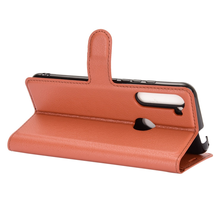 For Motorola One Fusion+ Litchi Texture Horizontal Flip Protective Case with Holder & Card Slots & Wallet