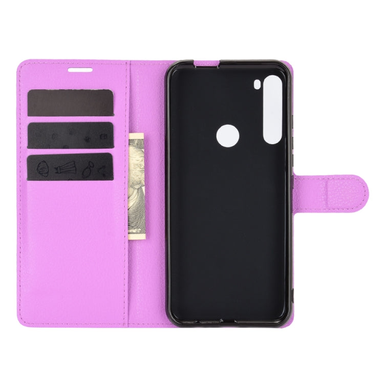 For Motorola One Fusion+ Litchi Texture Horizontal Flip Protective Case with Holder & Card Slots & Wallet