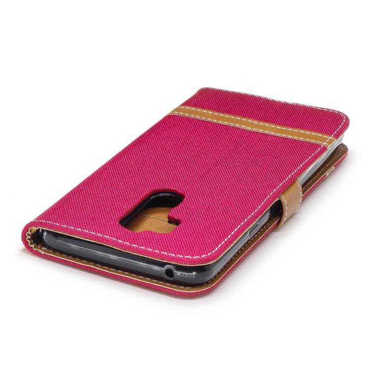 Color Matching Denim Texture Leather Case for LG G7, with Holder & Card Slots & Wallet & Lanyard
