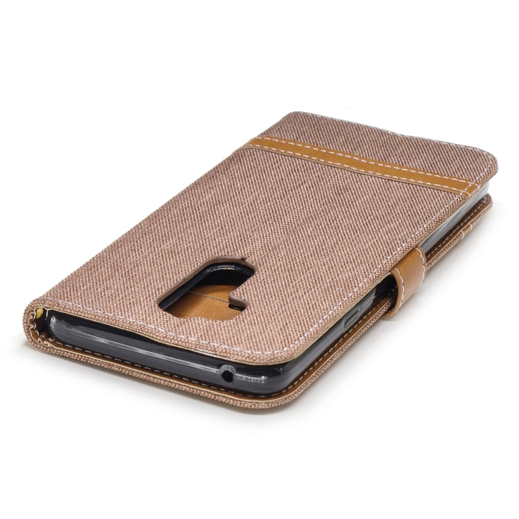 Color Matching Denim Texture Leather Case for LG G7, with Holder & Card Slots & Wallet & Lanyard