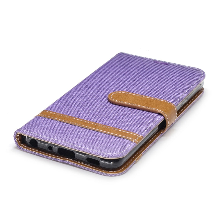Color Matching Denim Texture Leather Case for LG G7, with Holder & Card Slots & Wallet & Lanyard