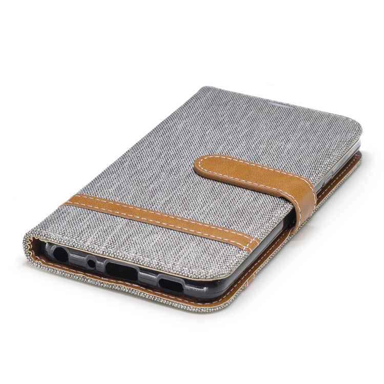 Color Matching Denim Texture Leather Case for LG G7, with Holder & Card Slots & Wallet & Lanyard
