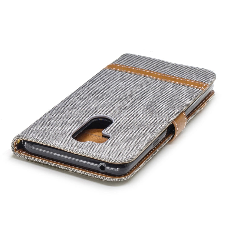 Color Matching Denim Texture Leather Case for LG G7, with Holder & Card Slots & Wallet & Lanyard