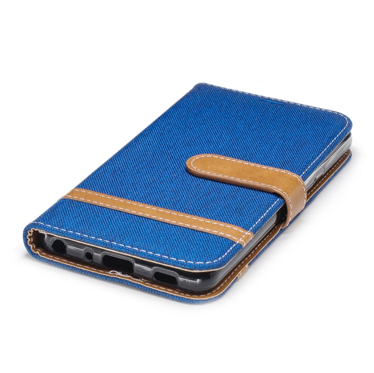 Color Matching Denim Texture Leather Case for LG G7, with Holder & Card Slots & Wallet & Lanyard