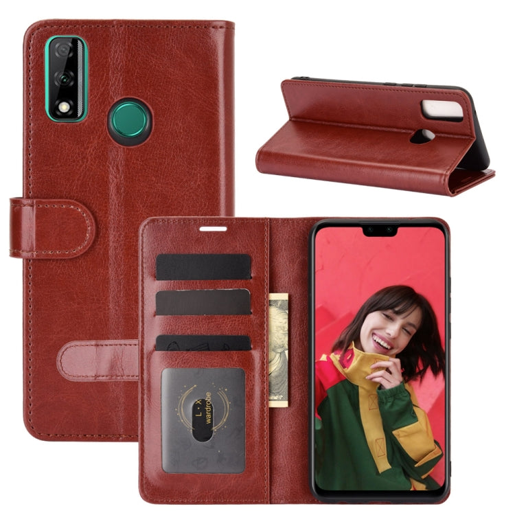 For Huawei Y8S R64 Texture Single Horizontal Flip Protective Case with Holder & Card Slots & Wallet& Photo Frame