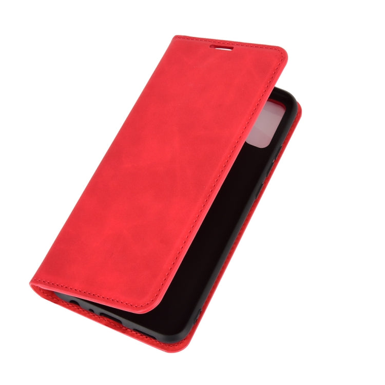 For Huawei Y8S Retro-skin Business Magnetic Suction Leather Case with Holder & Card Slots & Wallet