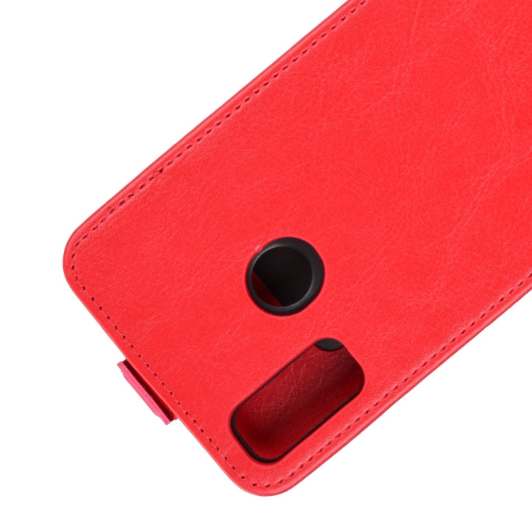 For Huawei Y8S R64 Texture Single Vertical Flip Leather Protective Case with Card Slots & Photo Frame