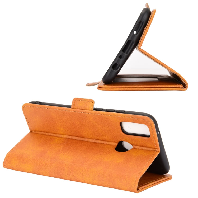 For Huawei Y8S Dual-side Magnetic Buckle Horizontal Flip Leather Case with Holder & Card Slots & Wallet