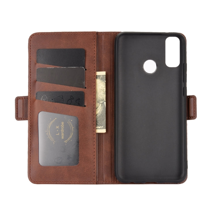 For Huawei Y8S Dual-side Magnetic Buckle Horizontal Flip Leather Case with Holder & Card Slots & Wallet
