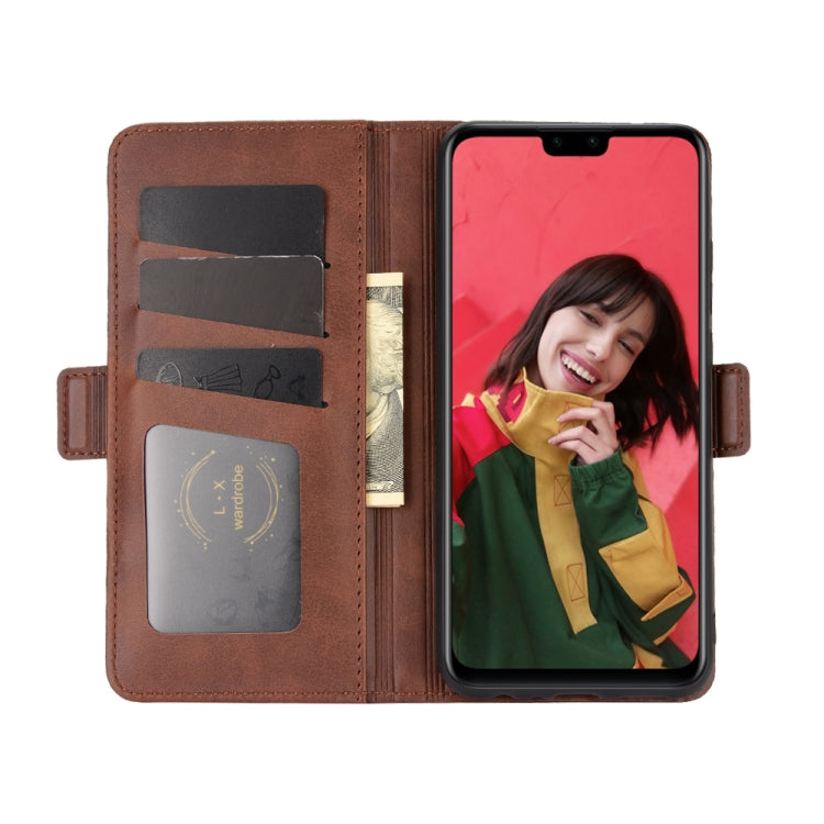 For Huawei Y8S Dual-side Magnetic Buckle Horizontal Flip Leather Case with Holder & Card Slots & Wallet