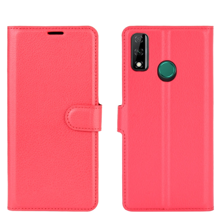 For Huawei Y8S Litchi Texture Horizontal Flip Protective Case with Holder & Card Slots & Wallet