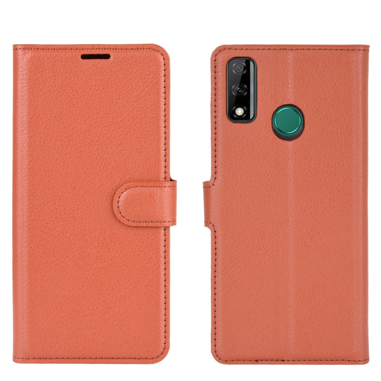 For Huawei Y8S Litchi Texture Horizontal Flip Protective Case with Holder & Card Slots & Wallet