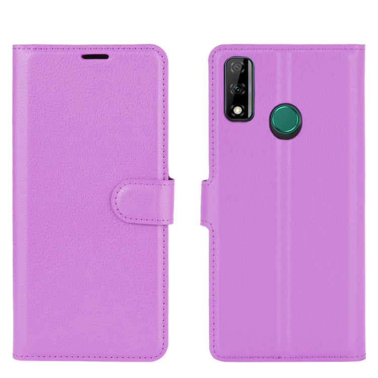 For Huawei Y8S Litchi Texture Horizontal Flip Protective Case with Holder & Card Slots & Wallet