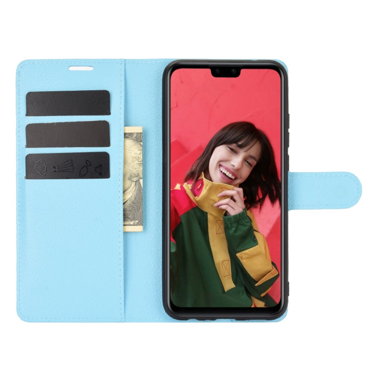 For Huawei Y8S Litchi Texture Horizontal Flip Protective Case with Holder & Card Slots & Wallet