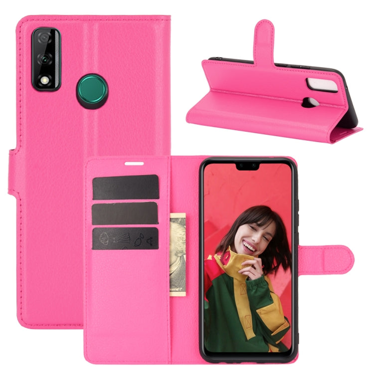 For Huawei Y8S Litchi Texture Horizontal Flip Protective Case with Holder & Card Slots & Wallet