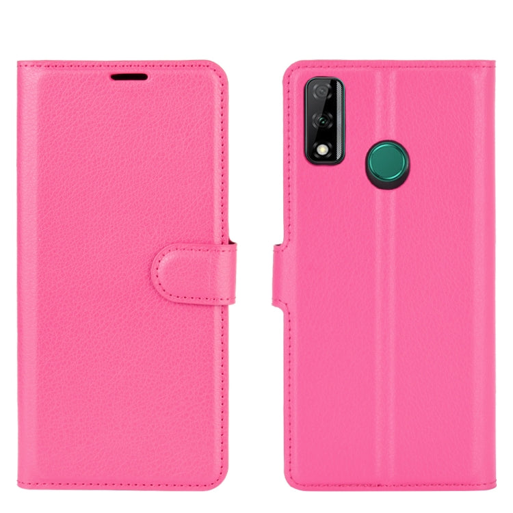 For Huawei Y8S Litchi Texture Horizontal Flip Protective Case with Holder & Card Slots & Wallet