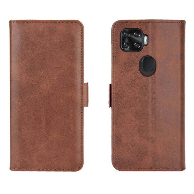 For ZTE A1 ZTG01 Japanese version Dual-side Magnetic Buckle Horizontal Flip Leather Case with Holder & Card Slots & Wallet