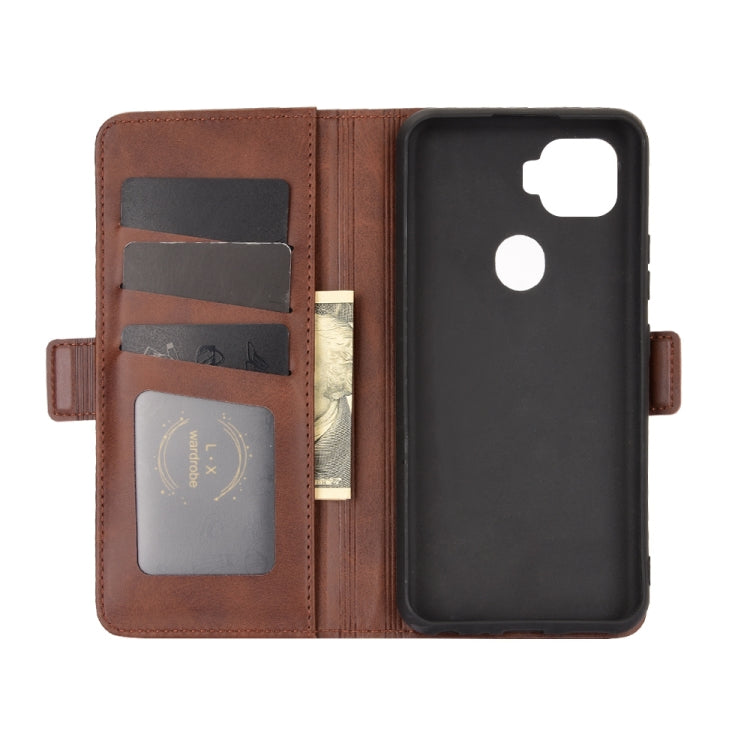 For ZTE A1 ZTG01 Japanese version Dual-side Magnetic Buckle Horizontal Flip Leather Case with Holder & Card Slots & Wallet