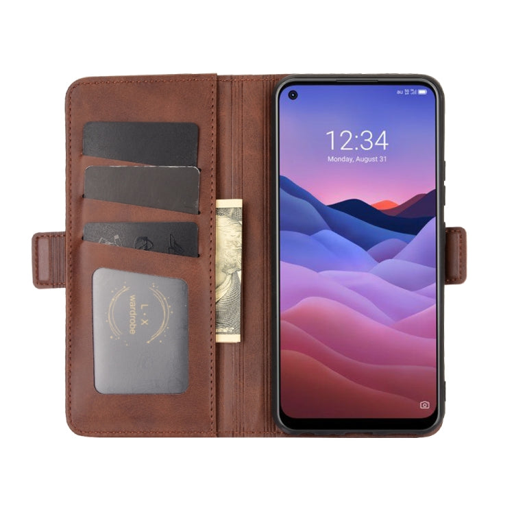 For ZTE A1 ZTG01 Japanese version Dual-side Magnetic Buckle Horizontal Flip Leather Case with Holder & Card Slots & Wallet