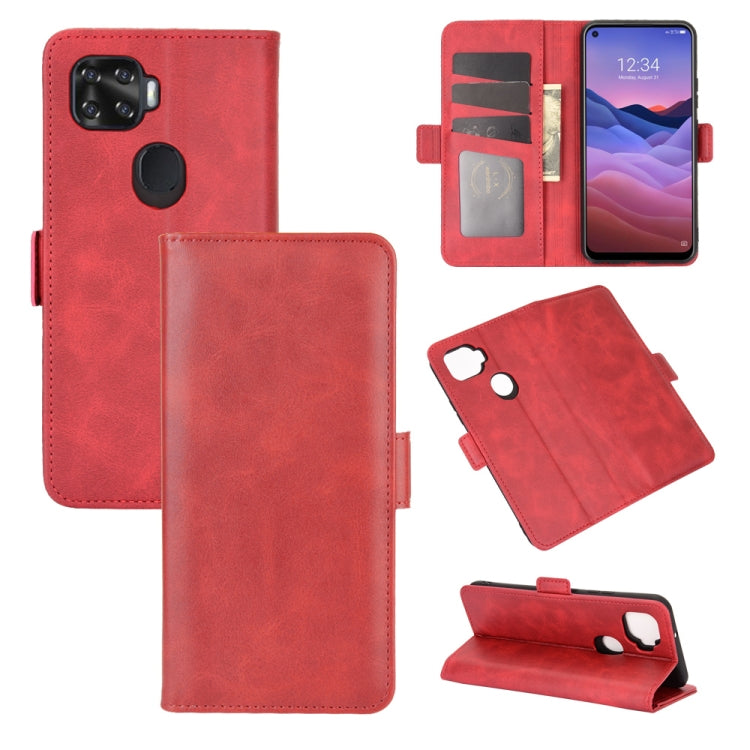 For ZTE A1 ZTG01 Japanese version Dual-side Magnetic Buckle Horizontal Flip Leather Case with Holder & Card Slots & Wallet