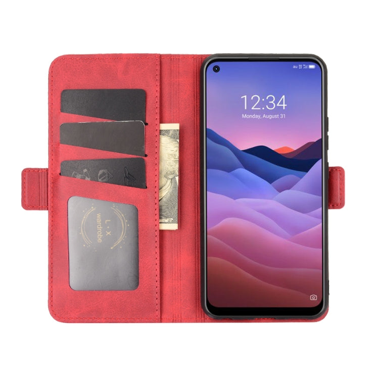 For ZTE A1 ZTG01 Japanese version Dual-side Magnetic Buckle Horizontal Flip Leather Case with Holder & Card Slots & Wallet