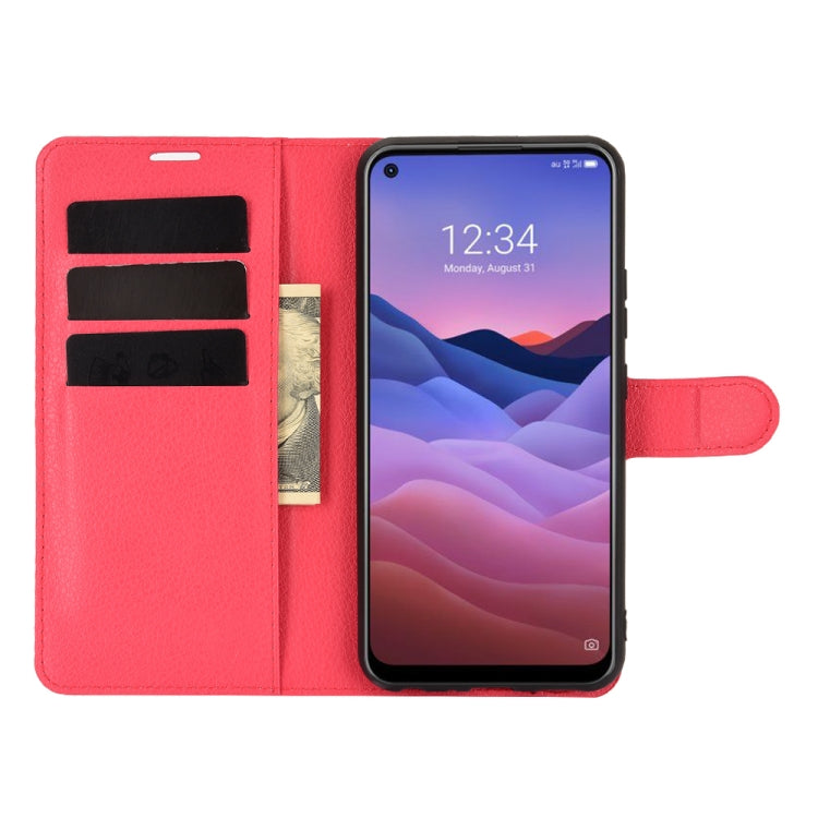 For ZTE A1 ZTG01 (Japanese version) Litchi Texture Horizontal Flip Protective Case with Holder & Card Slots & Wallet