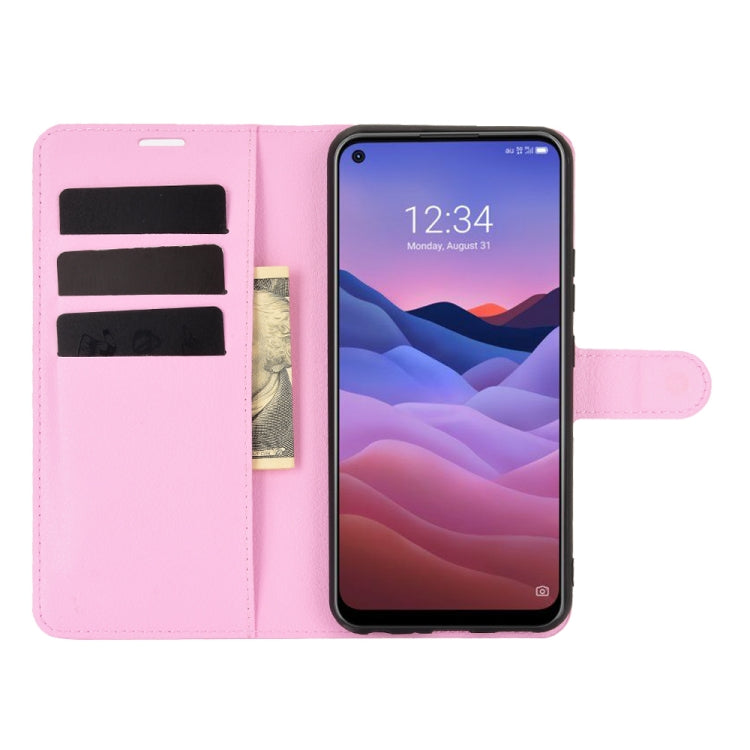 For ZTE A1 ZTG01 (Japanese version) Litchi Texture Horizontal Flip Protective Case with Holder & Card Slots & Wallet