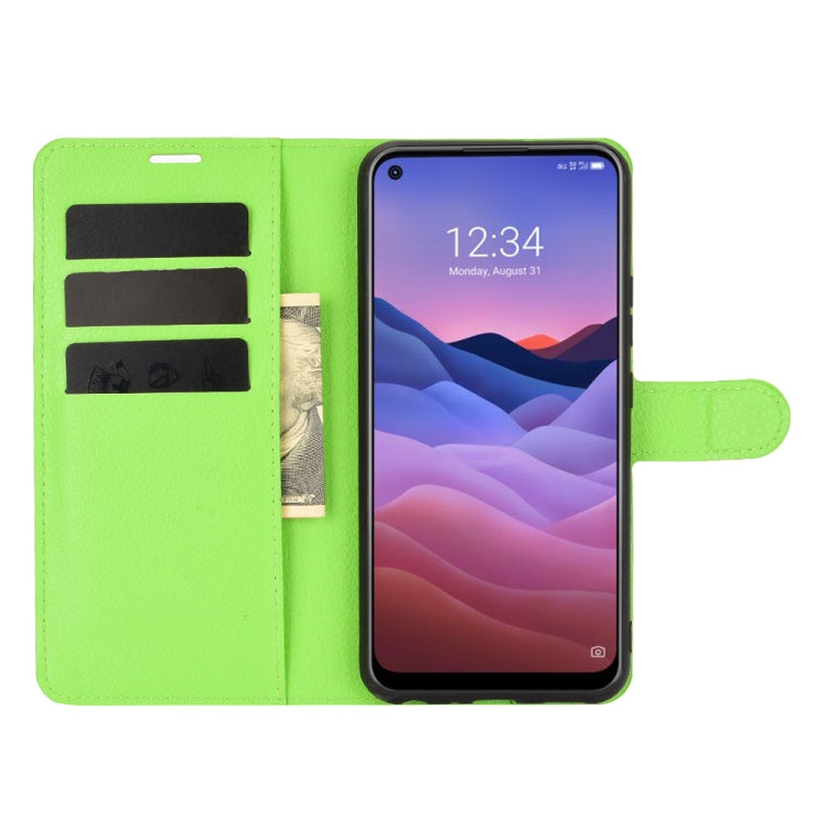 For ZTE A1 ZTG01 (Japanese version) Litchi Texture Horizontal Flip Protective Case with Holder & Card Slots & Wallet