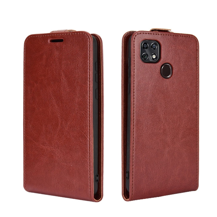 For ZTE Blade 10 Smart/ Blade 20 R64 Texture Single Vertical Flip Leather Protective Case with Card Slots & Photo Frame