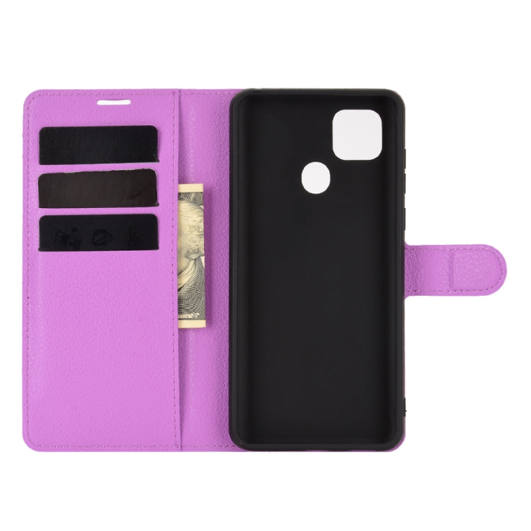 For ZTE Blade 10 Smart/Blade 20 Litchi Texture Horizontal Flip Protective Case with Holder & Card Slots & Wallet