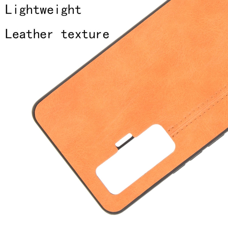 For Vivo iQOO 5 Pro 5G Shockproof Sewing Cow Pattern Skin PC + PU + TPU Case