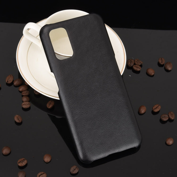 For OPPO Realme V5 5G Shockproof Litchi Texture PC + PU Case