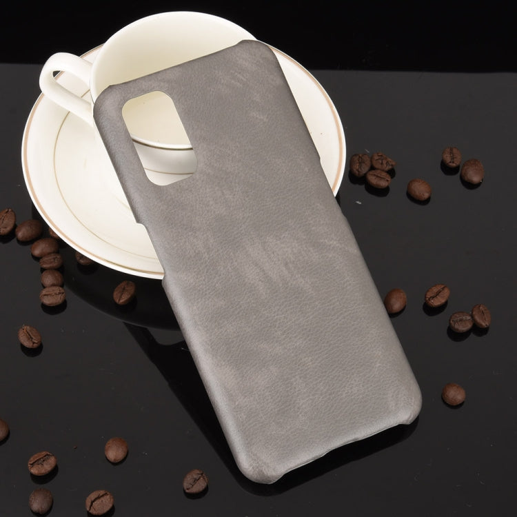 For OPPO Realme V5 5G Shockproof Litchi Texture PC + PU Case