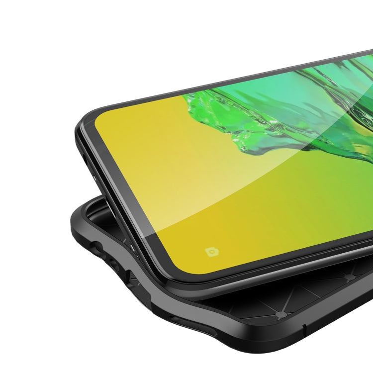 For OPPO A53 (2020) Litchi Texture TPU Shockproof Case