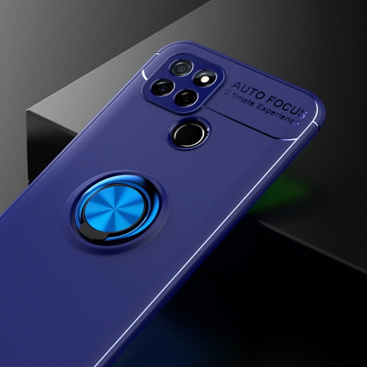 For OPPO Realme V3 Metal Ring Holder 360 Degree Rotating TPU Case