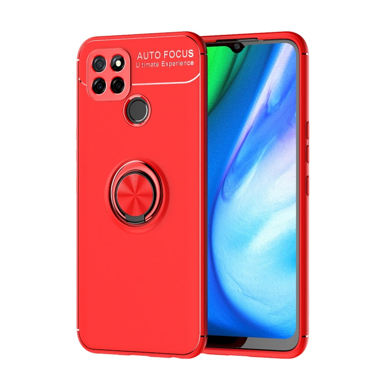 For OPPO Realme V3 Metal Ring Holder 360 Degree Rotating TPU Case
