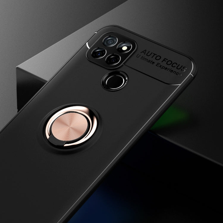 For OPPO Realme V3 Metal Ring Holder 360 Degree Rotating TPU Case