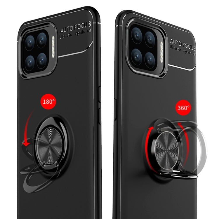 For OPPO F17 Pro Metal Ring Holder 360 Degree Rotating TPU Case