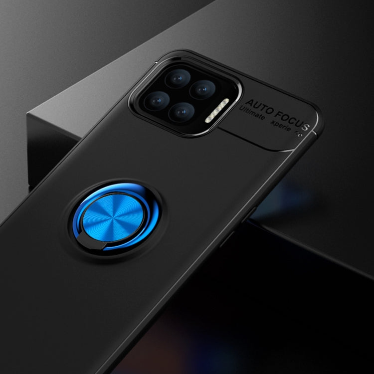 For OPPO F17 Pro Metal Ring Holder 360 Degree Rotating TPU Case