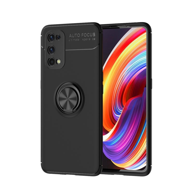 For OPPO Realme X7Pro Metal Ring Holder 360 Degree Rotating TPU Case