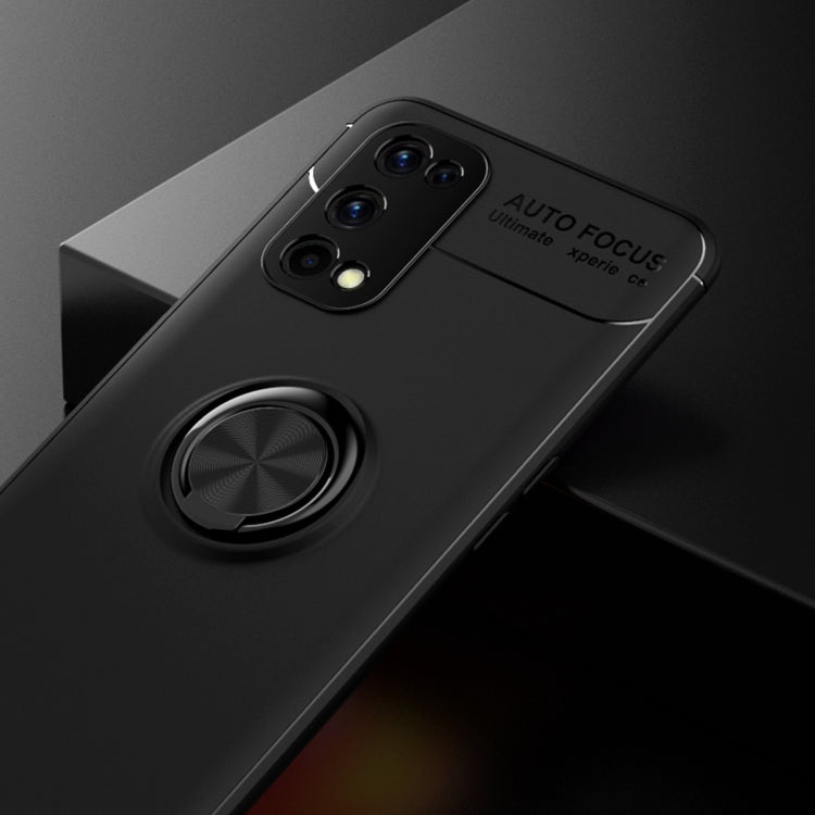 For OPPO Realme X7Pro Metal Ring Holder 360 Degree Rotating TPU Case