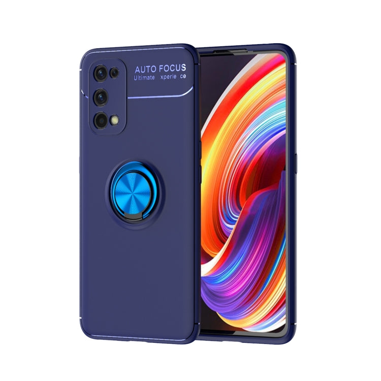 For OPPO Realme X7Pro Metal Ring Holder 360 Degree Rotating TPU Case