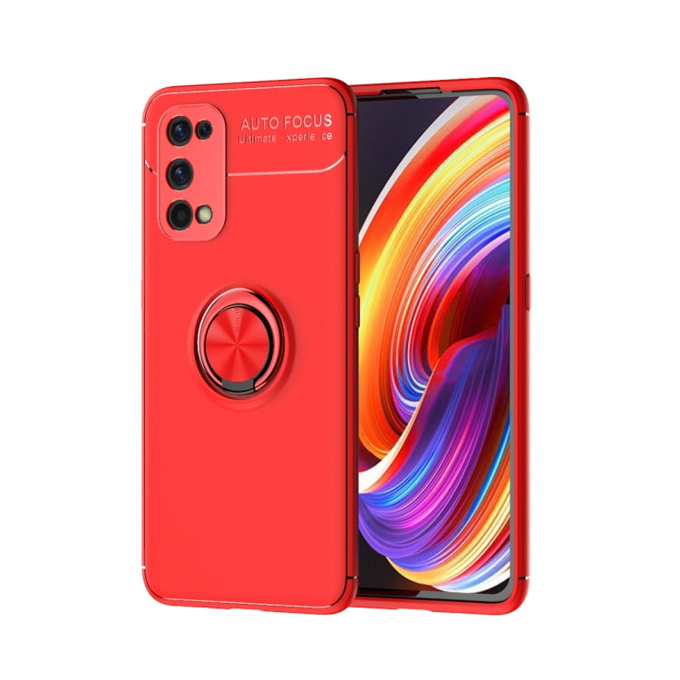 For OPPO Realme X7Pro Metal Ring Holder 360 Degree Rotating TPU Case