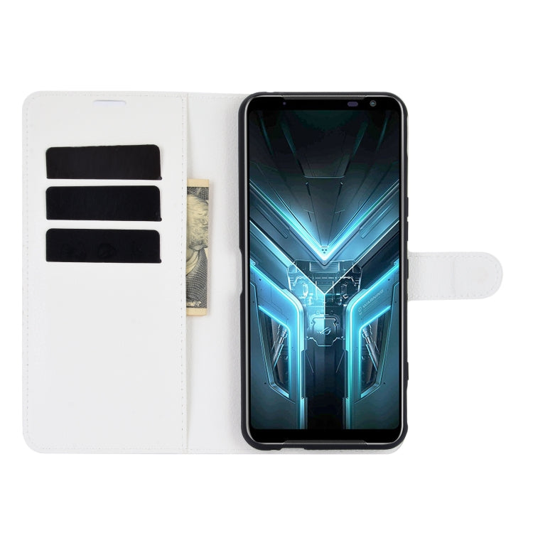 For Asus ROG Phone 3 ZS661KS Litchi Texture Horizontal Flip Protective Case with Holder & Card Slots & Wallet