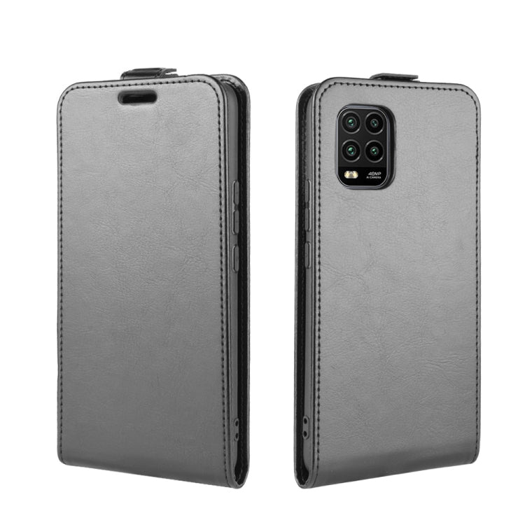 For Xiaomi Mi 10 Lite 5G / Mi 10 Youth 5G R64 Texture Single Vertical Flip Leather Protective Case with Card Slots & Photo Frame